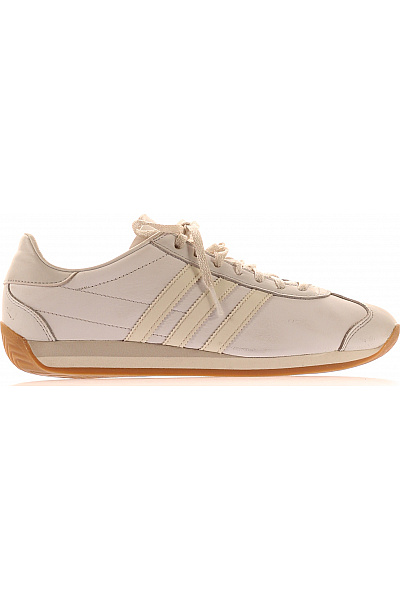 ADIDAS Dámské Kožené Tenisky Béžové šněrovací Volnočasové Velikost 41.5