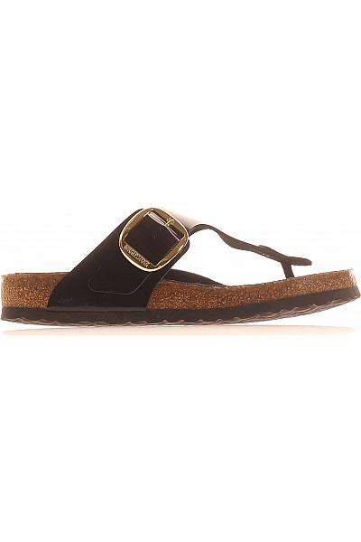 Birkenstock Dámské černé žabky S Přezkou Korkové Letní Velikost 39