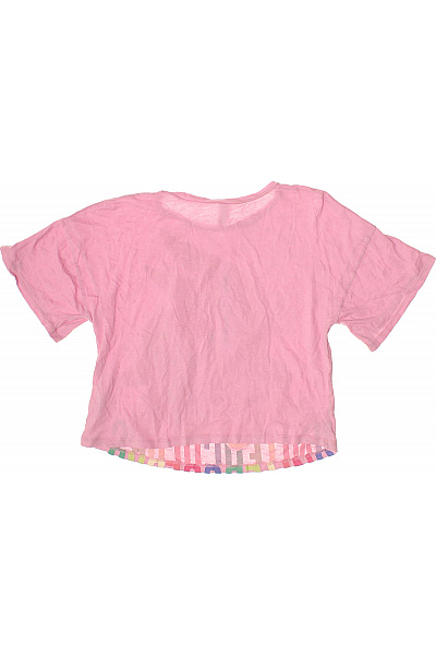 Růžové tričko s potiskem zajíců pro dívky Vel. XL | Unimoda | obrázek 2