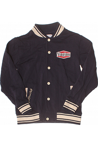 Vingino Dětská Mikina Modrá Bomber Styl Vel. 146/152