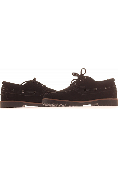 JACK & JONES Pánské černé semišové šněrovací volnočasové polobotky Velikost 44 | JACK & JONES | obrázek 5