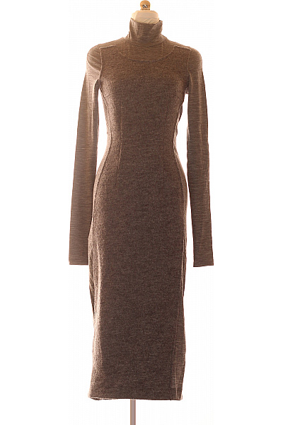sportmax šaty s dlouhým rukávem a rolákem úpletové midi Vel. XS | sportmax | obrázek 2
