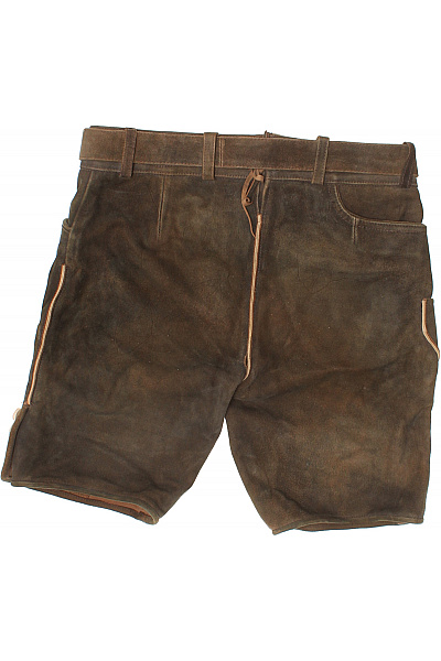 kožené kraťasy s potiskem vintage Velikost EU 46 | Unimoda | obrázek 3