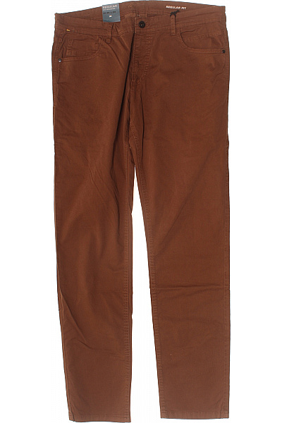 camel active Pánské hnědé manšestrové kalhoty volnočasové rovné s kapsami Vel. 35/34 | camel active | obrázek 2