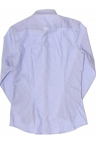 Jake*s Pánská košile s dlouhým rukávem slim fit elegantní bavlněná modrá Vel. 39/40 | Jake*s | obrázek 3