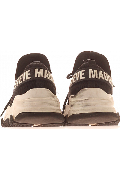 Steve Madden černé textilní tenisky s vysokou podrážkou Velikost 39 | Steve Madden | obrázek 4