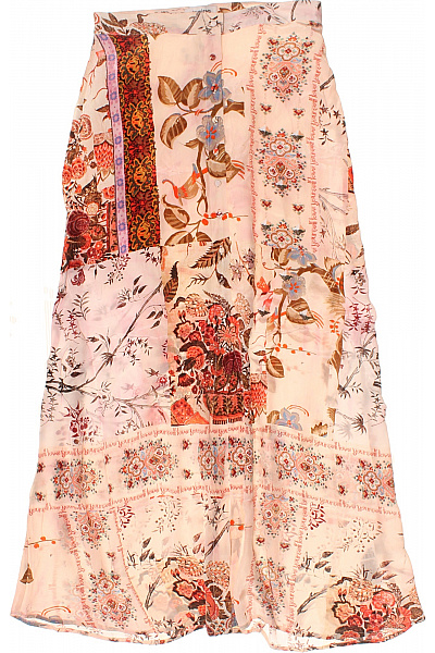 DESIGUAL Dámská dlouhá sukně s potiskem květinová vzorovaná romantická Vel. 40 | DESIGUAL | obrázek 2
