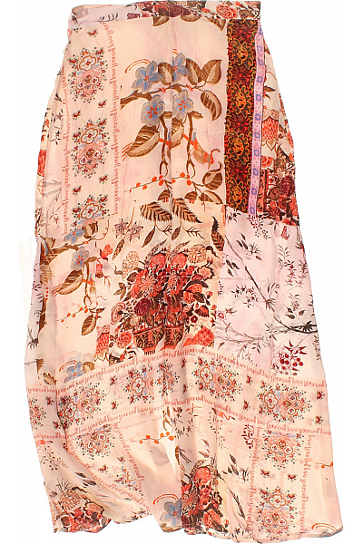 DESIGUAL Dámská dlouhá sukně s potiskem květinová vzorovaná romantická Vel. 40 | DESIGUAL | obrázek 3
