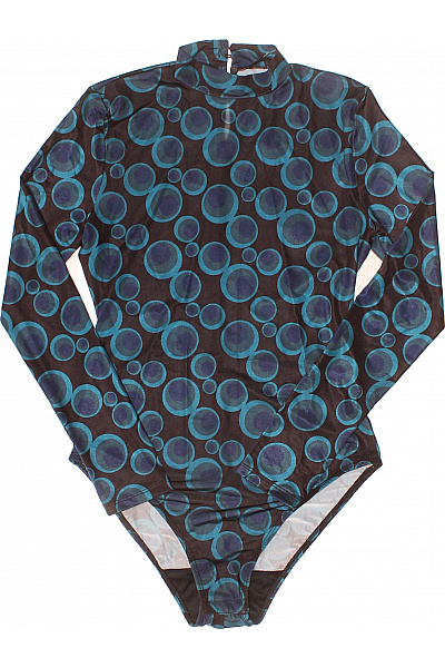 DESIGUAL Dámské tričko s dlouhým rukávem a potiskem retro modré Velikost M | DESIGUAL | obrázek 2