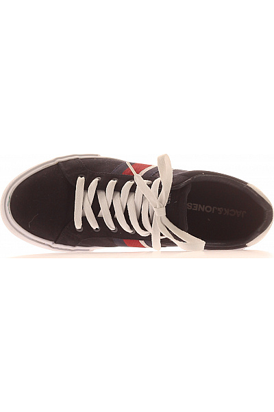JACK & JONES Pánské textilní tenisky šněrovací volnočasové modré Velikost 45 | JACK & JONES | obrázek 2