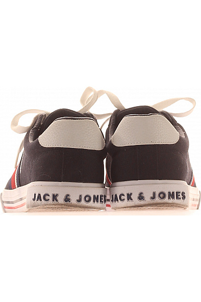 JACK & JONES Pánské textilní tenisky šněrovací volnočasové modré Velikost 45 | JACK & JONES | obrázek 4