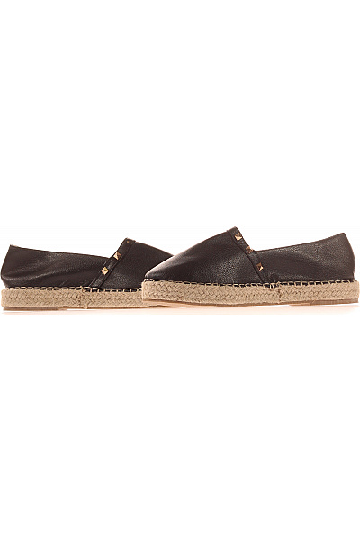 Truffle dámské espadrilky kožené černé nazouvací s cvočky Vel. 8 | Truffle | obrázek 5