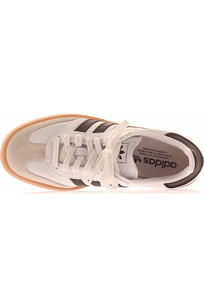 ADIDAS dámské tenisky bílé kožené volnočasové šněrovací Vel. 39.5 | ADIDAS | obrázek 2