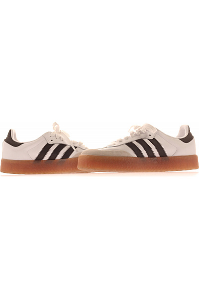 ADIDAS dámské tenisky bílé kožené volnočasové šněrovací Vel. 39.5 | ADIDAS | obrázek 5