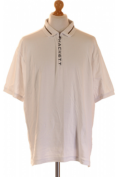 HACKETT Polo Tričko S Krátkým Rukávem A Nápisem Vel. EU XXXL