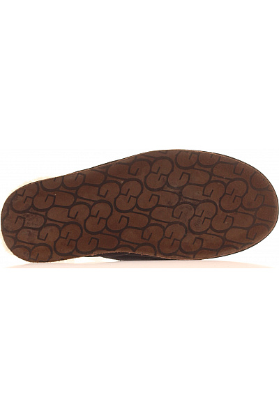 UGG pánské kožené nazouvací pantofle s kožíškem černé Velikost 43 | UGG | obrázek 3