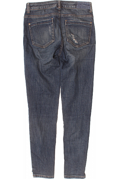 ZARA Dámské džíny skinny modré s dírami Vel. 34 | ZARA | obrázek 2