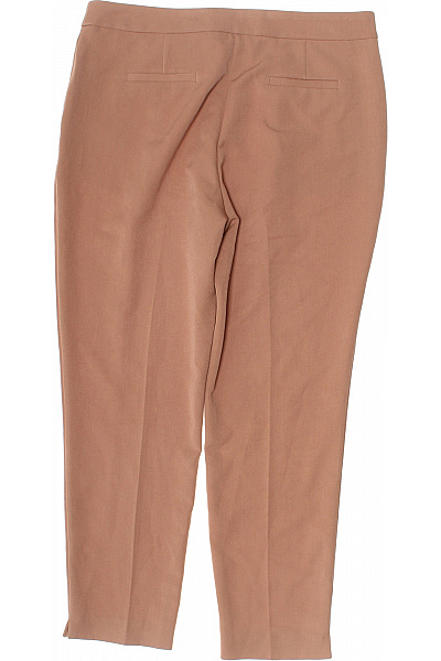 F&F Dámské elegantní kalhoty s páskem béžové rovné Vel. 42 | F&F | obrázek 3