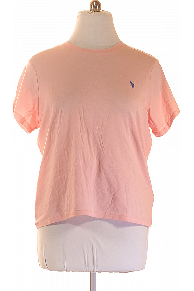 Ralph Lauren růžové tričko s krátkým rukávem a výšivkou basic Vel. XXL | Ralph Lauren | obrázek 2