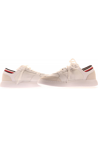 TOMMY HILFIGER Pánské bílé tenisky textilní prodyšné volnočasové šněrovací Vel. 43 | TOMMY HILFIGER | obrázek 5