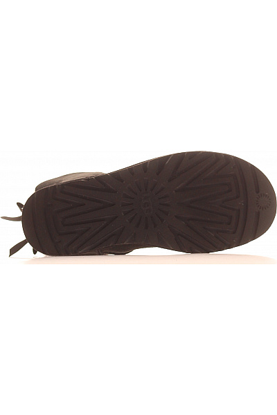 UGG Dámské černé kozačky s kožíškem a mašlí Vel. 38 | UGG | obrázek 3