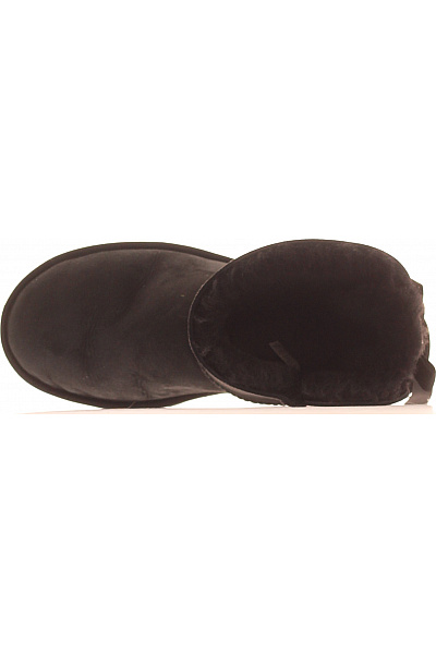UGG Černé kotníkové válenky s mašlí zimní zateplené Velikost 39 | UGG | obrázek 2