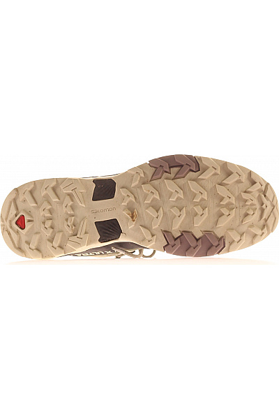 Kotníkové turistické boty nepromokavé šněrovací textilní outdoorové Velikost 43 | SALOMON | obrázek 3