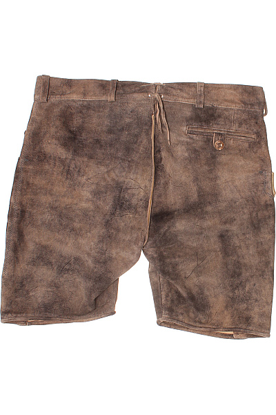 beckert Pánské kožené kraťasy vintage s kapsami Vel. XXL | beckert | obrázek 2