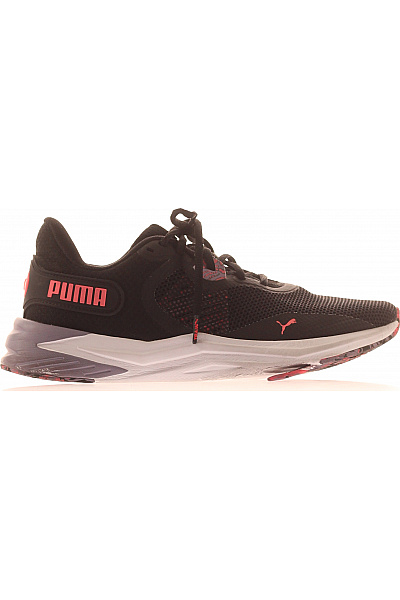 Puma Dámské černé Tenisky Na Běhání Textilní Prodyšné šněrovací Velikost 40.5