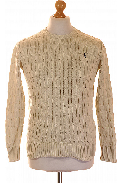 Ralph Lauren Dětský svetr s copánkovým vzorem béžový Vel. 14/16 | Ralph Lauren | obrázek 2