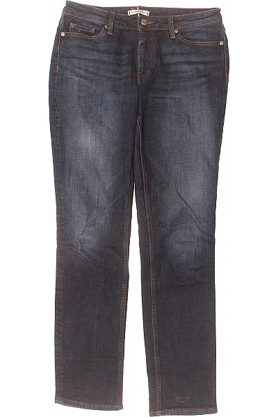 TOMMY HILFIGER Pánské Džíny Modré Rovné Bavlněné Vel. 30/32
