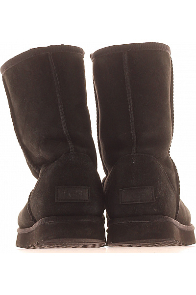 UGG Černé kožené válenky zimní zateplené Vel. 40 | UGG | obrázek 4