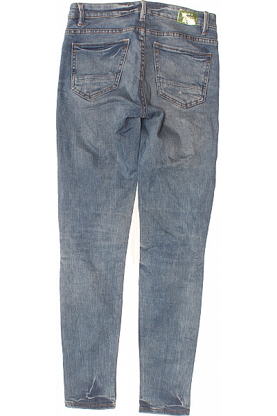 cropp Dámské džíny skinny modré strečové seprané s dírami Velikost 34 | cropp | obrázek 2