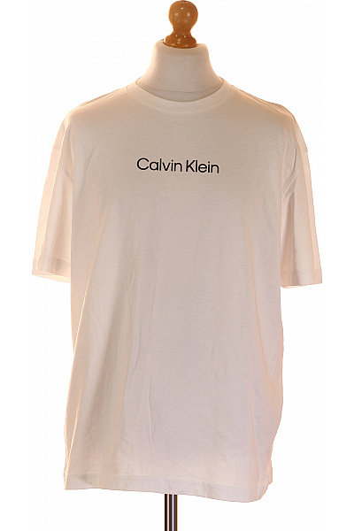 Calvin Klein Pánské tričko s krátkým rukávem a nápisem Vel. XL | Calvin Klein | obrázek 2