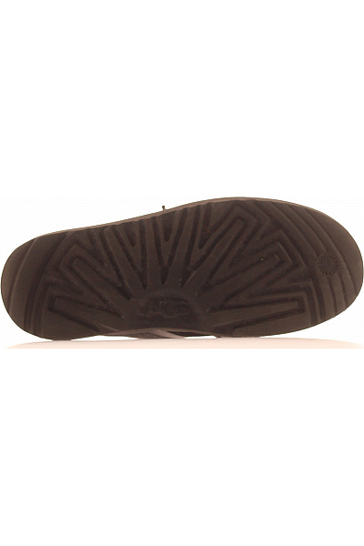 UGG černé kožené kotníkové boty šněrovací volnočasové semišové Vel. 40 | UGG | obrázek 3