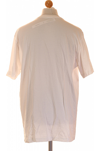 LAWRENCE GREY Pánské tričko s krátkým rukávem basic bílé bavlněné Velikost 4XL | LAWRENCE GREY | obrázek 3