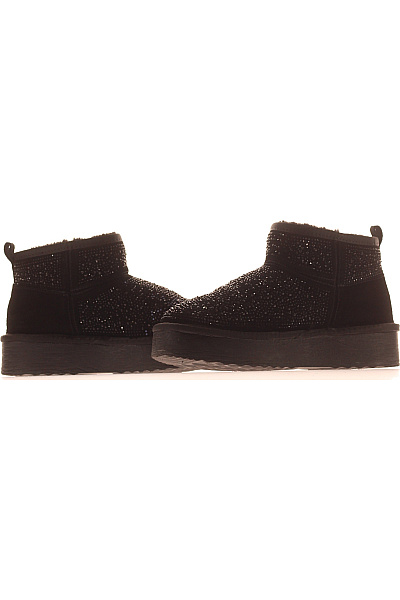 Steve Madden Dámské černé kotníkové válenky s kamínky na platformě Vel. 38 | Steve Madden | obrázek 5