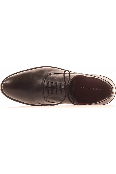 TOMMY HILFIGER Pánské černé elegantní šněrovací polobotky Vel. 44 | TOMMY HILFIGER | obrázek 2
