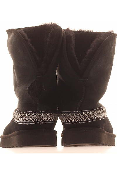 UGG černé semišové válenky s kožíškem Velikost 40 | UGG | obrázek 4