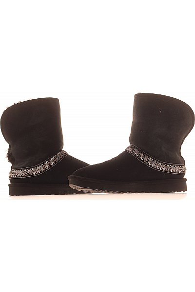 UGG černé semišové válenky s kožíškem Velikost 40 | UGG | obrázek 5