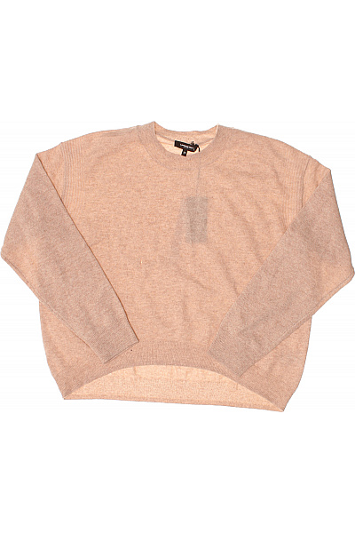 LAWRENCE GREY Dámský Kašmírový Svetr Béžový Oversized Pletený Velikost 38