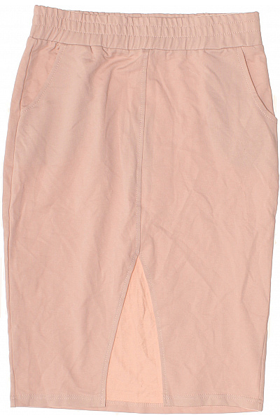 Růžová pouzdrová sukně s kapsami a rozparkem ke kolenům Vel. XS/S | Unimoda | obrázek 2