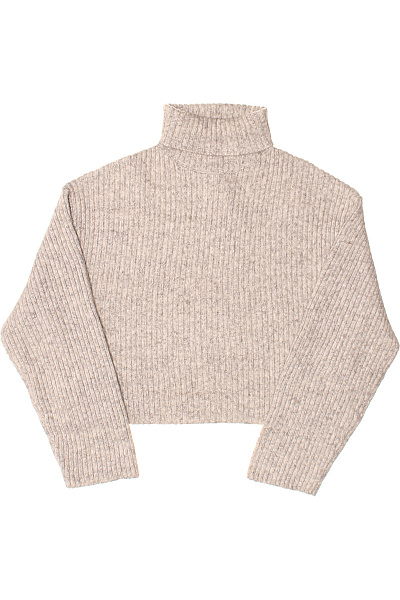 ONLY Dámský žebrovaný crop svetr se stojáčkem Vel. XS | ONLY | obrázek 2
