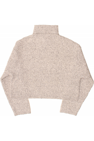 ONLY Dámský žebrovaný crop svetr se stojáčkem Vel. XS | ONLY | obrázek 3