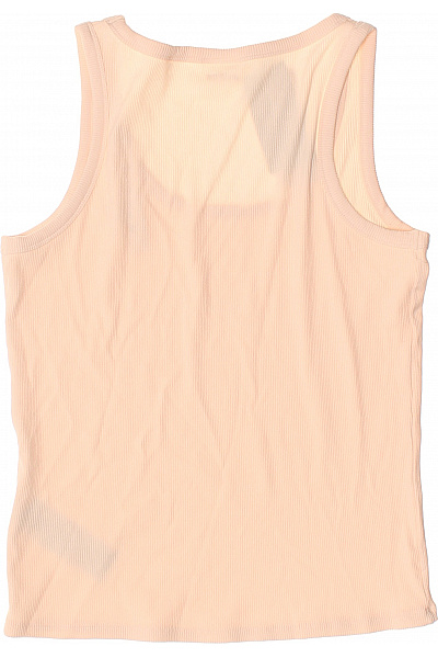 Guess dámské tílko bez rukávů růžové žebrované basic Vel. EU L | Guess | obrázek 2