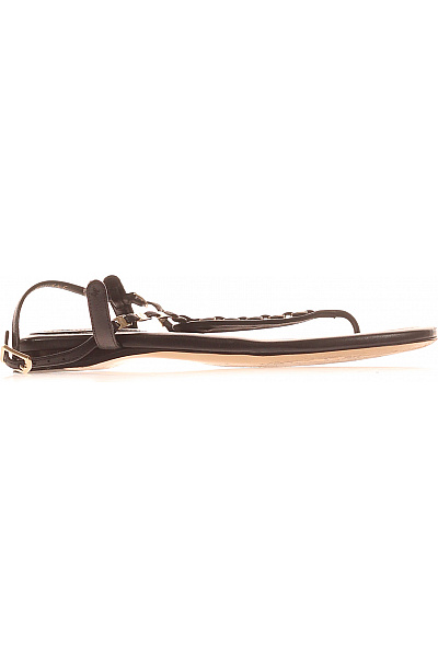 Salvatore Ferragamo dámské černé kožené sandály s řetízkem Velikost 5.5 | Salvatore Ferragamo | obrázek 2