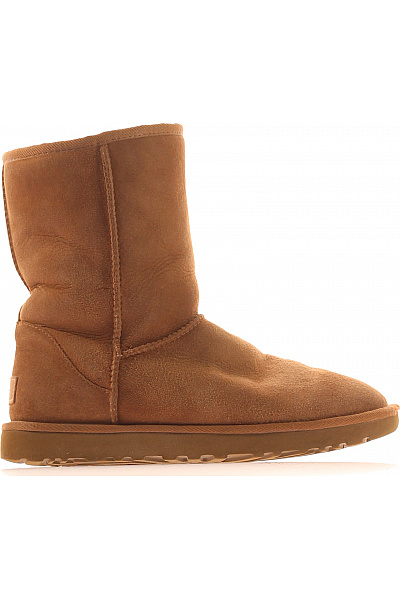 UGG Hnědé Kožené Válenky Zimní Zateplené Velikost 39
