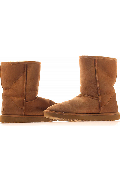 UGG Hnědé kožené válenky zimní zateplené Velikost 39 | UGG | obrázek 5