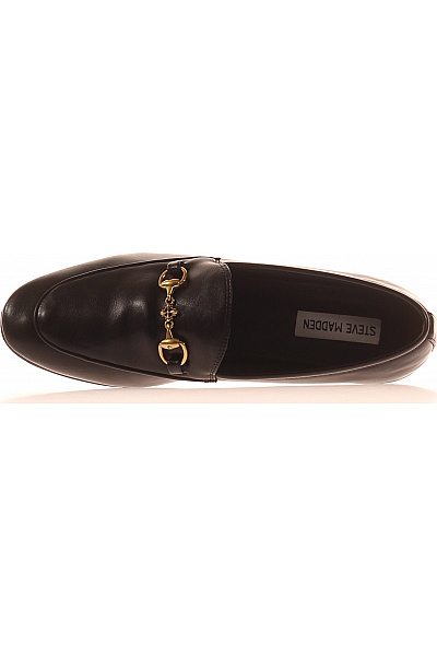 Steve Madden Dámské černé kožené elegantní nazouvací polobotky Velikost 38 | Steve Madden | obrázek 2