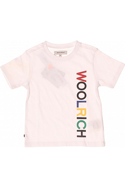 Woolrich Dětské Tričko S Barevným Potiskem Vel. 36